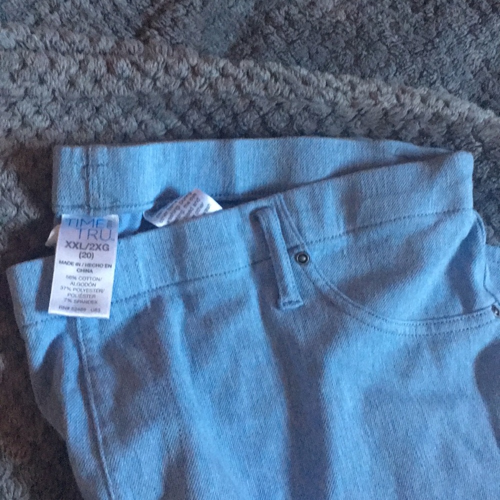 Light blue jeggings